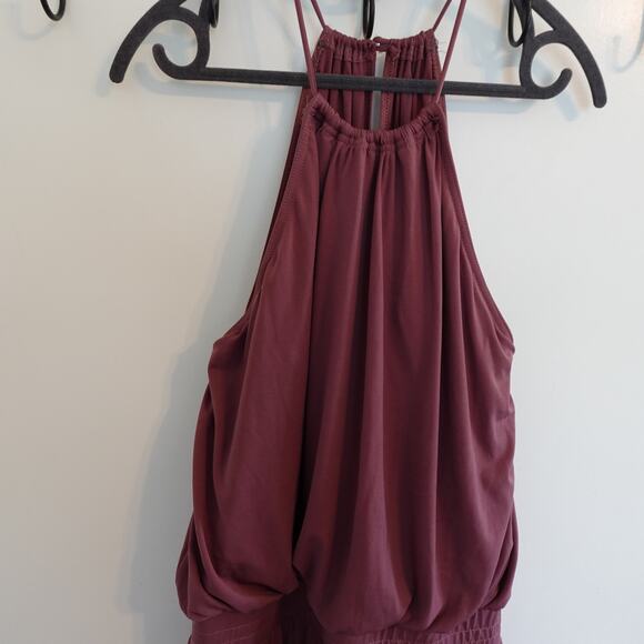 WEISSMAN Balera Dance Adult XLA 16/18 Split Leg Unitard Halter Mauve MJ12201 - Picture 3 of 12